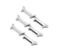 EMAIGlPO Adaptador de correa de acero inoxidable de repuesto, conector de banda sin espacio, apto for Samsung Galaxy Watch 7 Ultra, accesorio(6PCS Silver,22mm)