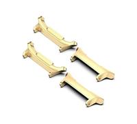 EMAIGlPO Adaptador de correa de acero inoxidable de repuesto, conector de banda sin espacio, apto for Samsung Galaxy Watch 7 Ultra, accesorio(4PCS Gold,22mm)
