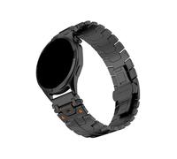 EMAIGlPO Adecuado for Huawei GT5/watch4 pro correa de acero inoxidable metal sólido 22 mm universal(Black,20mm)