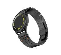EMAIGlPO Adecuado for Huawei GT5/watch4 pro correa de acero inoxidable metal sólido 22 mm universal(Black,20mm)