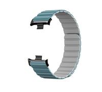 EMAIGlPO Adecuado for Xiaomi Band 8/9 Pro Correa de silicona Adecuado for Redmi Watch 4/5 Pulsera de cadena de silicona de dos colores(Dark Blue-grey 2,For Redmi watch4/5)