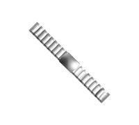 EMAIGlPO Ajuste adecuado for Samsung Galaxy Watch 4/5/6 Correa de acero inoxidable Ajuste adecuado for Galaxy Watch 20/22 mm Accesorios de reloj(Silver,20mm)