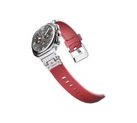 EMAIGlPO Ajuste adecuado for Samsung Galaxy Watch7 correa de acero inoxidable Ultra, apto for correa deportiva de titanio Bayer TPU(Silver-Red,For watch7 Ultra 47mm)