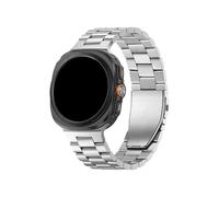 EMAIGlPO Ajuste adecuado for Samsung Galaxy Watch7 Correa de titanio ultra Correa de titanio con hebilla plana de tres cuentas Ajuste adecuado for Samsung Galaxy Ultra 47 mm(Titanium)