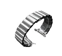 EMAIGlPO Ajuste adecuado for Samsung Galaxy Watch7 Ultra titanio Metal partícula grande una cuenta hebilla plana correa de titanio(Silver)