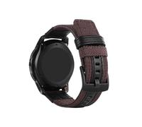 EMAIGlPO Ajuste adecuado for Samsung S3 Correa de tamaño ajustable desmontable rápido Correa tejida de nailon En stock Versión de 20 22 mm en 6 colores(Brown,20mm)