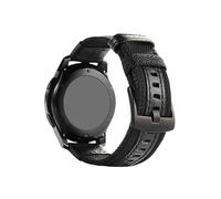 EMAIGlPO Ajuste adecuado for Samsung S3 Correa de tamaño ajustable desmontable rápido Correa tejida de nailon En stock Versión de 20 22 mm en 6 colores(Black,22mm)