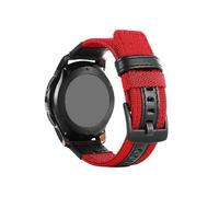 EMAIGlPO Ajuste adecuado for Samsung S3 Correa de tamaño ajustable desmontable rápido Correa tejida de nailon En stock Versión de 20 22 mm en 6 colores(Red,20mm)