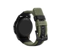EMAIGlPO Ajuste adecuado for Samsung S3 Correa de tamaño ajustable desmontable rápido Correa tejida de nailon En stock Versión de 20 22 mm en 6 colores(Green,22mm)