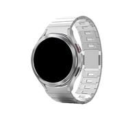 EMAIGlPO Ajuste adecuado for Samsung Watch Galaxy Watch 4/5/6 Correa de liberación rápida de acero inoxidable con cabeza curvada Ajuste adecuado for Samsung Watch Galaxy Watch 4/5/6(Silver)