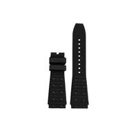 EMAIGlPO Ajuste for Breitling Super Mechanical Timing B01 Super Ocean Avenger Series Fluororubber Watch Band 22mm(Black-no buckle,22mm)