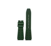 EMAIGlPO Ajuste for Breitling Super Mechanical Timing B01 Super Ocean Avenger Series Fluororubber Watch Band 22mm(Green-no buckle,24mm)