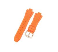 EMAIGlPO Ajuste for Michael Kors/Mike Coles Mk8184 8729 9020 boca convexa impermeable a prueba de sudor accesorios de correa de reloj de silicona(Orange-Rose-K2)
