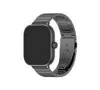 EMAIGlPO Ajuste for Redmi Watch 4 5 Correa Fit for Xiaomi Redmi Watch 4 Reloj Pulsera de acero inoxidable Fit for Red Mi 4 Correa de repuesto(Black 4,For Redmi 3 Active)