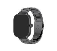 EMAIGlPO Ajuste for Redmi Watch 4 5 Correa Fit for Xiaomi Redmi Watch 4 Reloj Pulsera de acero inoxidable Fit for Red Mi 4 Correa de repuesto(Black 3,For Redmi Watch 3)