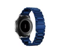 EMAIGlPO Banda de 22 mm 20 mm apta for Samsung Galaxy Watch 3 4 5 45 mm Gear S3 46 mm 42 mm Active2 40 44 mm Correa de acero inoxidable apta for Amazift BIP 2 GTR(Blue 01,20mm)