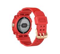 EMAIGlPO Compatible con correa de reloj for Google Pixel 1/2, pulsera deportiva de silicona suave, pulsera de correa de repuesto ligera y transpirable(Red)