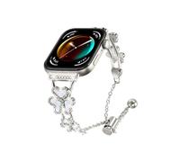 EMAIGlPO Compatible con for Huawei Watch Fit3, juego de diamantes, correa de cadena compatible con for HUAWE Watch Fit3, pulsera, correa de reloj(Starlight)