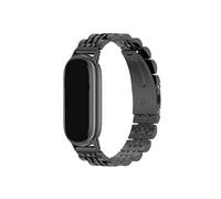 EMAIGlPO Correa apta for Mi Band 9, pulsera apta for Xiao Band 8, pulseras de reloj de acero inoxidable aptas for Miband 8, correas de Metal(Black 3)
