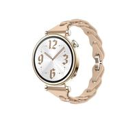EMAIGlPO Correa colorida de silicona de 18MM for Huawei Watch GT4/5, pulsera de mujer de 41mm for HUAWEI GT5 Pro, banda de silicona suave y delgada de 42MM(Milk tea color,For Huawei GT4 41mm)