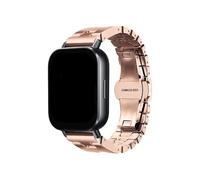 EMAIGlPO Correa con hebilla de mariposa de 22mm for Redmi Watch 5 Active/5 Lite, pulsera de acero inoxidable apta for Xiaomi Watch 2 2Pro S4 S3 S2 S1 Pro(Rose Gold,For Xiaomi Watch S1 Pro)