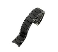 EMAIGlPO Correa con hebilla de mariposa de cerámica mate, compatible con correas for Amani AR1451 y AR1452.(AR1451-24mm)