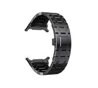EMAIGlPO Correa de acero inoxidable adecuada for Samsung Galaxy Watch Correa de acero inoxidable ultra metálica Modelo AP Correa de acero Accesorios for relojes(Black)