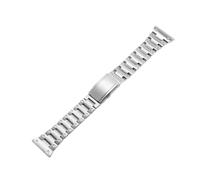 EMAIGlPO Correa de acero inoxidable adecuada for Seven Fridays/correa de acero diésel Pulsera de acero inoxidable adecuada for hombres for reloj con correa aeroespacial for GeYa(Silver,20mm)