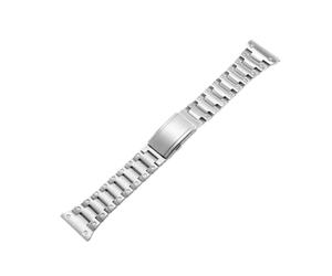 EMAIGlPO Correa de acero inoxidable adecuada for Seven Fridays/correa de acero diésel Pulsera de acero inoxidable adecuada for hombres for reloj con correa aeroespacial for GeYa(Silver,20mm)