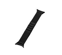 EMAIGlPO Correa de acero inoxidable apta for Samsung Galaxy Watch Ultra de 47mm, correa for hombre apta for Galaxy Ultra, pulsera con extremo curvado sin huecos(Black)