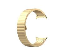 EMAIGlPO Correa de acero inoxidable compatible con for Samsung Galaxy Watch 7 Ultra de 47 mm, sin espacios, pulsera de metal, correas compatibles con for Galaxy Watch Ultra Band(Gold)