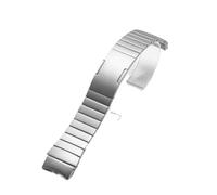EMAIGlPO Correa de acero inoxidable con forma de media luna adecuada for Huawei Watch GT4 de 46 mm, correa de metal con interfaz curva especial