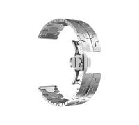 EMAIGlPO Correa de acero inoxidable de 20 y 22mm compatible con for Samsung Galaxy Watch 7, 4, 5, 6 Classic, 3, 45mm, compatible con for Huawei GT3 Pro 4, 43 y 46mm