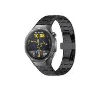 EMAIGlPO Correa de acero inoxidable de 22mm for Huawei Watch GT 5/5 Pro, pulsera de Metal de 46mm for Huawei Watch 3/4 Pro GT4 GT3/3P GT2/2E/2P(Black,22mm)