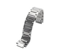 EMAIGlPO Correa de acero inoxidable de 27 x 19 mm compatible con las correas de reloj for Hublot Big Bang Classic Fusion Series(Silver)