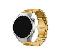 EMAIGlPO Correa de acero inoxidable en forma de H de 22 mm for Huawei Watch GT 5 Pro GT5 GT4 GT3/3Pro GT2/2E/2Pro Correa de metal de 46 mm for Huawei Watch 3/4 Pro