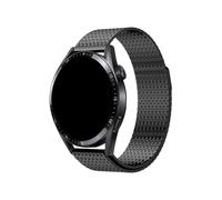EMAIGlPO Correa de acero inoxidable milanesa de metal compatible con for Huawei Watch GT5/4/3 Pro, accesorios for reloj(Black)