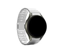 EMAIGlPO Correa de acero inoxidable sin espacios for Samsung Watch FE 7/6/5/4 40MM 44mm 4/6 Classic 42MM 43mm 46MM 47mm Band Fit for Galaxy Watch 5pro(Silver,For Galaxy Watch FE)
