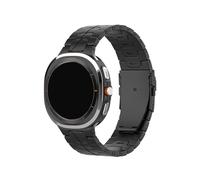 EMAIGlPO Correa de aleación de titanio compatible con for Samsung Galaxy Watch 7 Ultra de 47 mm, pulsera de estilo empresarial for hombre(Black)