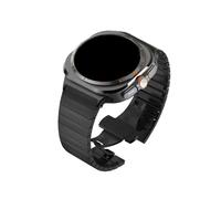 EMAIGlPO Correa de aleación de zinc for Samsung Galaxy Watch Ultra de 47 mm, compatible con for Galaxy Watch Ultra de 47 mm, accesorios de correa de negocios for hombre(Black)