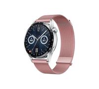 EMAIGlPO Correa de bucle milanesa de 18 mm, 20 mm, 22 mm, apta for Huawei GT4, 41 mm, 46 mm, GT3Pro, apta for Samsung Galaxy Watch 6 Classic, 43, 47 mm, 40, 44 mm, banda de metal(Rose Pink,22mm)