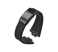 EMAIGlPO Correa de caucho fluorado apta for Tissot PRX Powermatic 11/12 mm hebilla plegable FKM Sport correa de reloj de liberación rápida impermeable for hombres y mujeres(Black black,12mm)