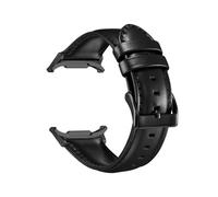 EMAIGlPO Correa de cuero auténtico vintage compatible con for Samsung Watch7 (47 mm Ultra) Correa de cuero compatible con for Samsung Watch7 (47 mm Ultra)(Black)