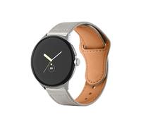 EMAIGlPO Correa de cuero Compatible con for Google Pixel Watch1/2, elegante y ligera, multicolor, compatible con correa de reloj for Google Pixel(Gray)