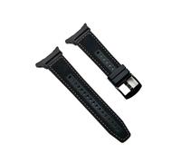 EMAIGlPO Correa de cuero compatible con for Samsung Galaxy Watch 7 Ultra de 47 mm Pulsera de silicona de repuesto compatible con for Galaxy Watch 7 Ultra(Black yellow)