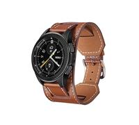 EMAIGlPO Correa de cuero de 20 mm y 22 mm apta for Samsung Galaxy Watch 6, 5, 4, 44 mm, 40 mm/Classic/Gear S3, pulsera apta for Huawei Watch 4/Pro/GT GT2 3