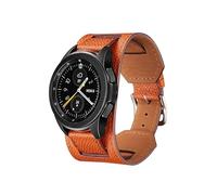 EMAIGlPO Correa de cuero de 20 mm y 22 mm apta for Samsung Galaxy Watch 6, 5, 4, 44 mm, 40 mm/Classic/Gear S3, pulsera apta for Huawei Watch 4/Pro/GT GT2 3