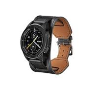 EMAIGlPO Correa de cuero de 20 mm y 22 mm apta for Samsung Galaxy Watch 6, 5, 4, 44 mm, 40 mm/Classic/Gear S3, pulsera apta for Huawei Watch 4/Pro/GT GT2 3