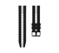 EMAIGlPO Correa de goma suave compatible con for CMF Watch Pro 2, silicona transpirable perforada de 22 mm.
