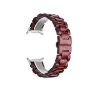 EMAIGlPO Correa de madera for hombre apta for Samsung Galaxy Watch Ultra 47mm correa de reloj de madera apta for SAMSUNG GALAXY ULTRA WATCH pulsera de 47MM(Silver red)